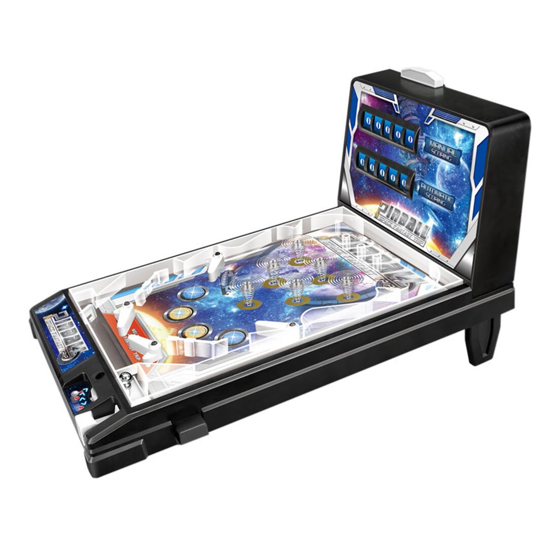 LOCHE Pinball Machine - Electronic Tabletop Arcade Game for Adults & Kids, Retro Plug-in Pinball for Home, Office & Party Fun - Perfect for Game Nights, Gifts & Entertainment