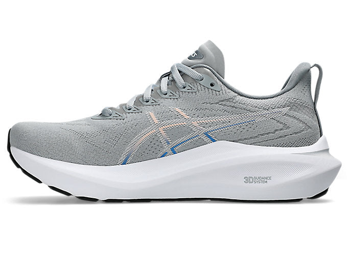 ASICS GT 2000 13 Women's Running Shoes - D Width - Piedmont Grey/White - Stability & Cushion for Road Running, Jogging & Gym Workouts