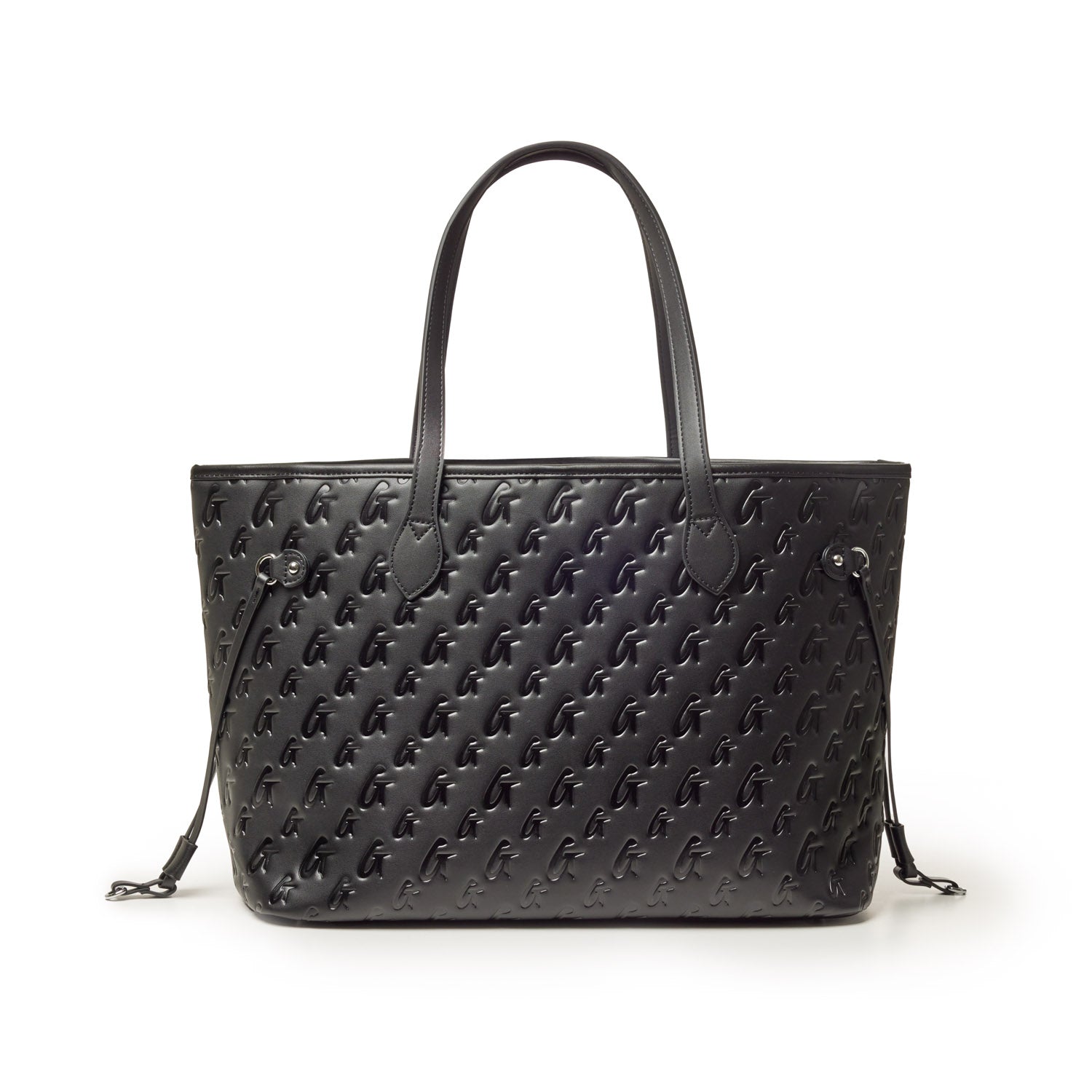 Luxury Monogram Glam Tote Bag - Stylish Black Handbag for Women | Perfect for Work, Travel & Everyday Use