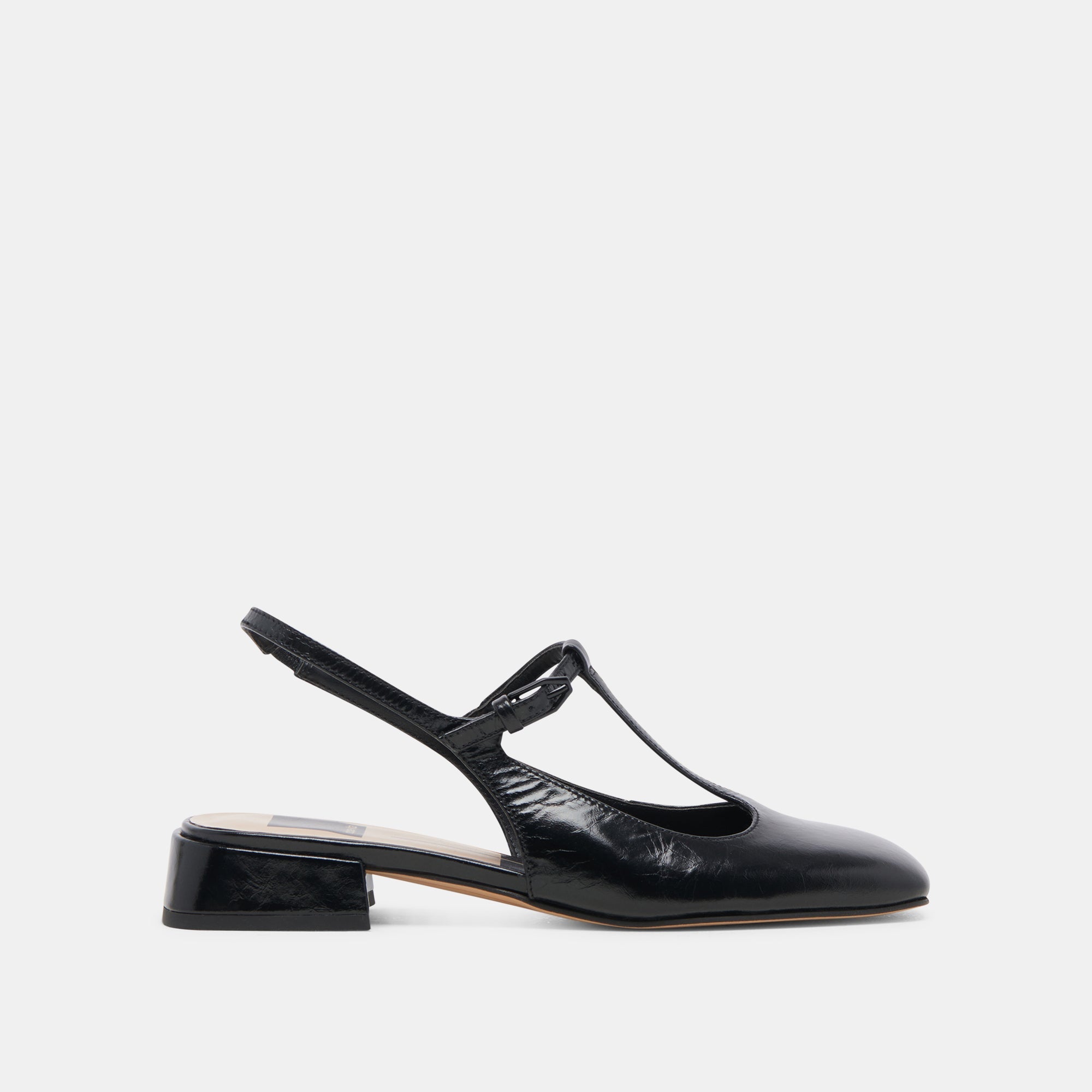 DEIDRA FLATS Women's Shoes - Midnight Crinkle Patent Leather Slip-On Loafers for Work & Casual Wear | Comfortable & Stylish Office Shoes | re:vita Collection