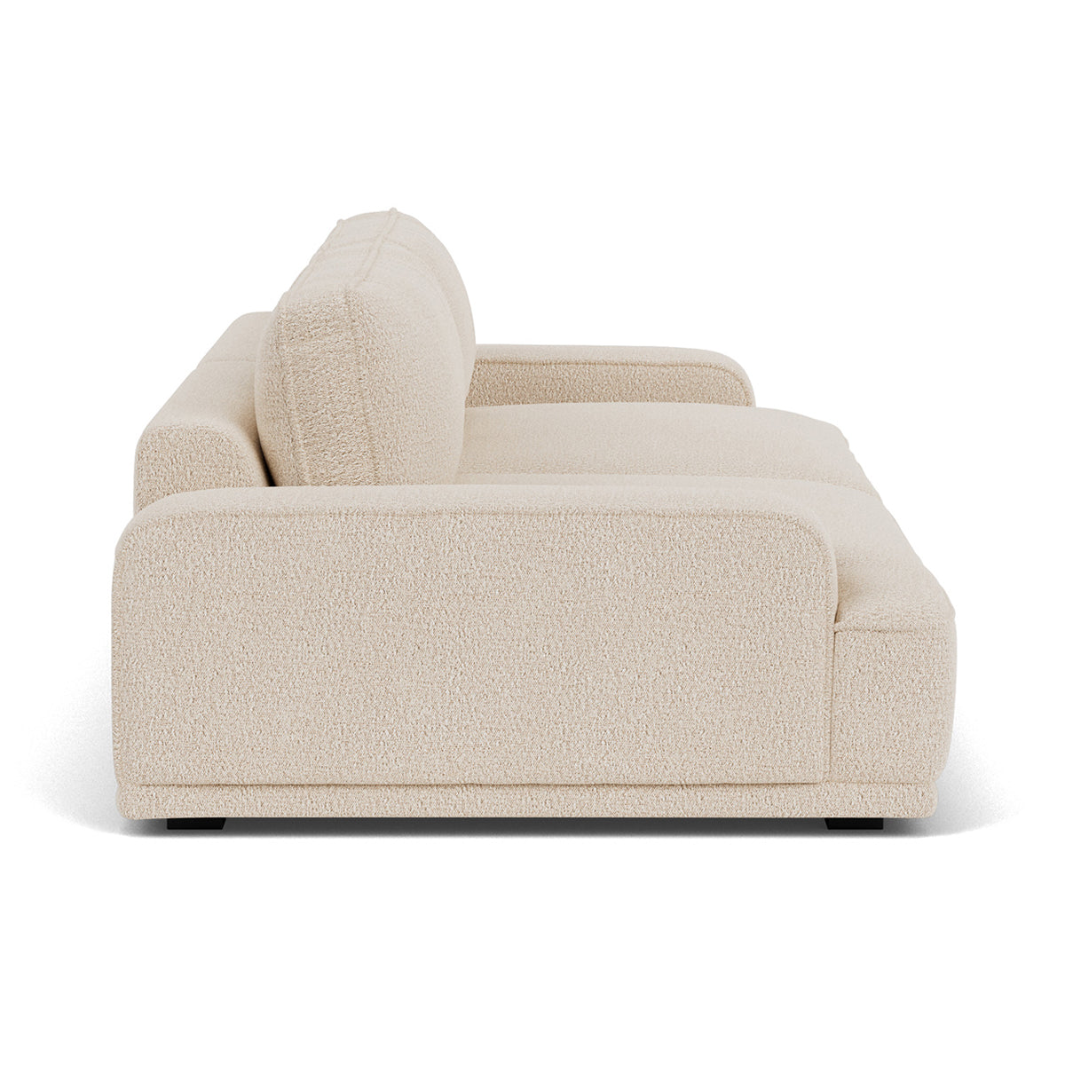 Leonora Boucle 3.5 Seater Sofa - Modern Upholstered Sectional Couch for Living Room | Soft Chenille Fabric | Comfortable Lounge Furniture for Home & Office