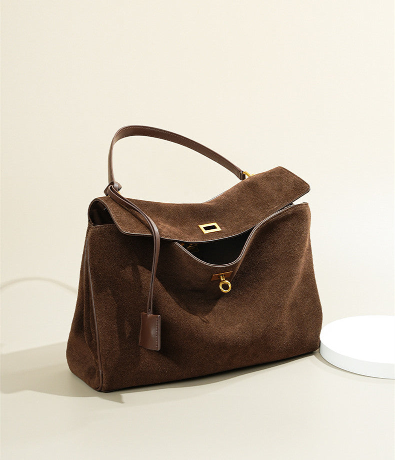 Premium Genuine Leather Shoulder Bag for Women - Fashionable Crossbody Purse with Adjustable Strap - Perfect for Work, Travel & Everyday Use
