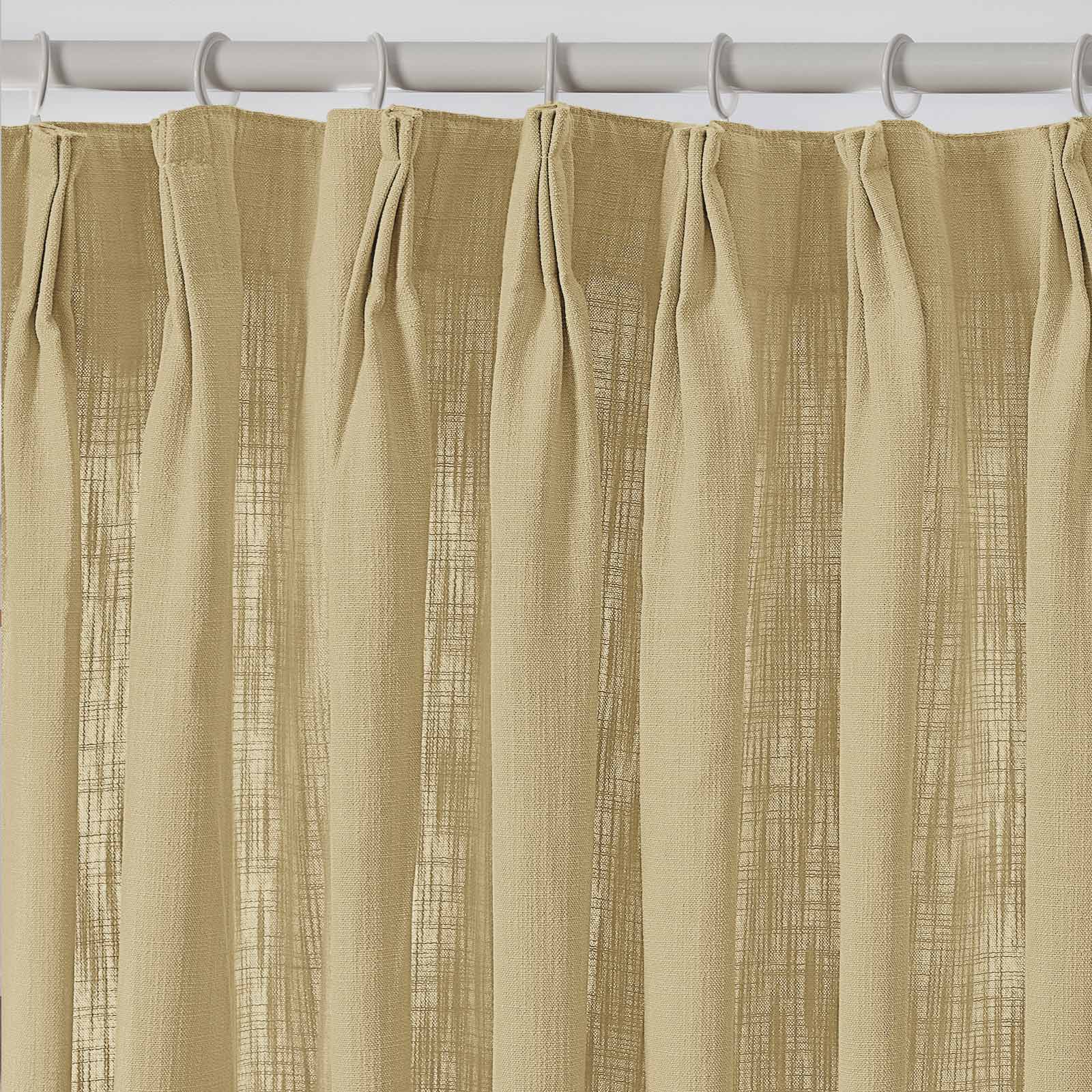 Liz Loft Extra Long Pleated Curtains - 84 Inch Length Blackout Drapes for Living Room & Bedroom | Thermal Insulated Window Treatments for Home Decor