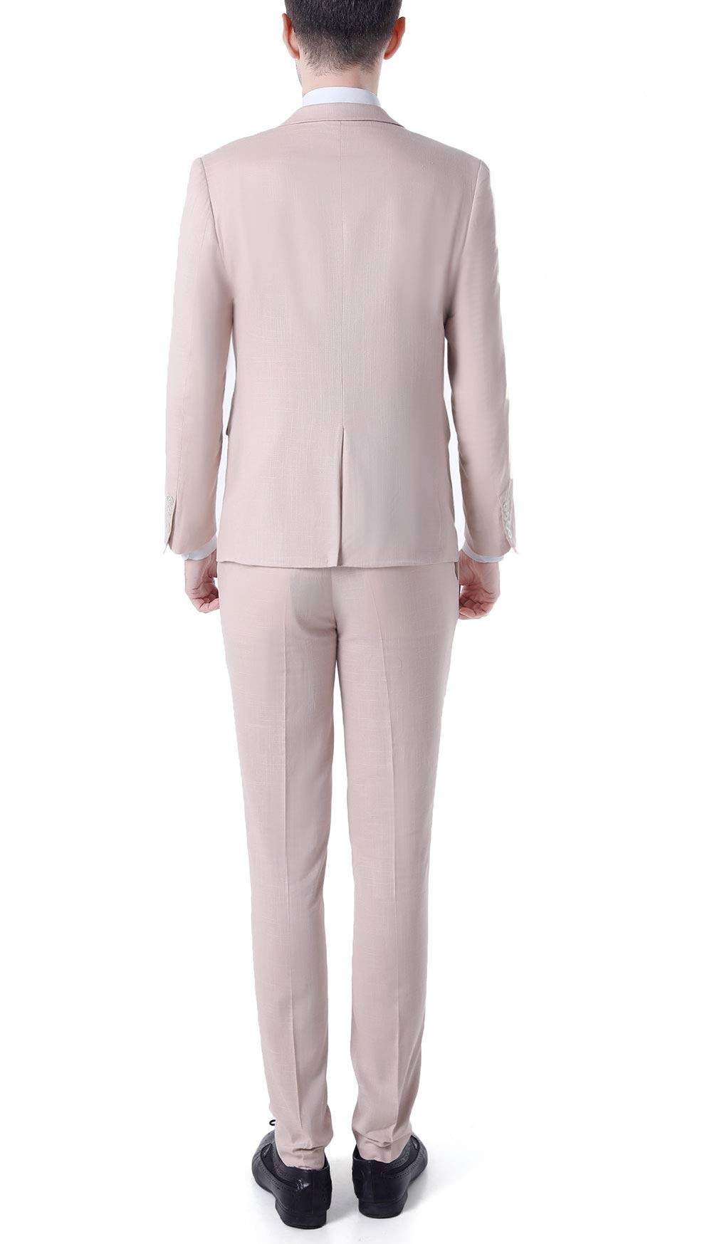 Ivory Summer Beach Wedding Suits for Men - 2 Piece Groom Tuxedo Set with 2 Buttons | Perfect for Beach Weddings, Summer Parties & Formal Events