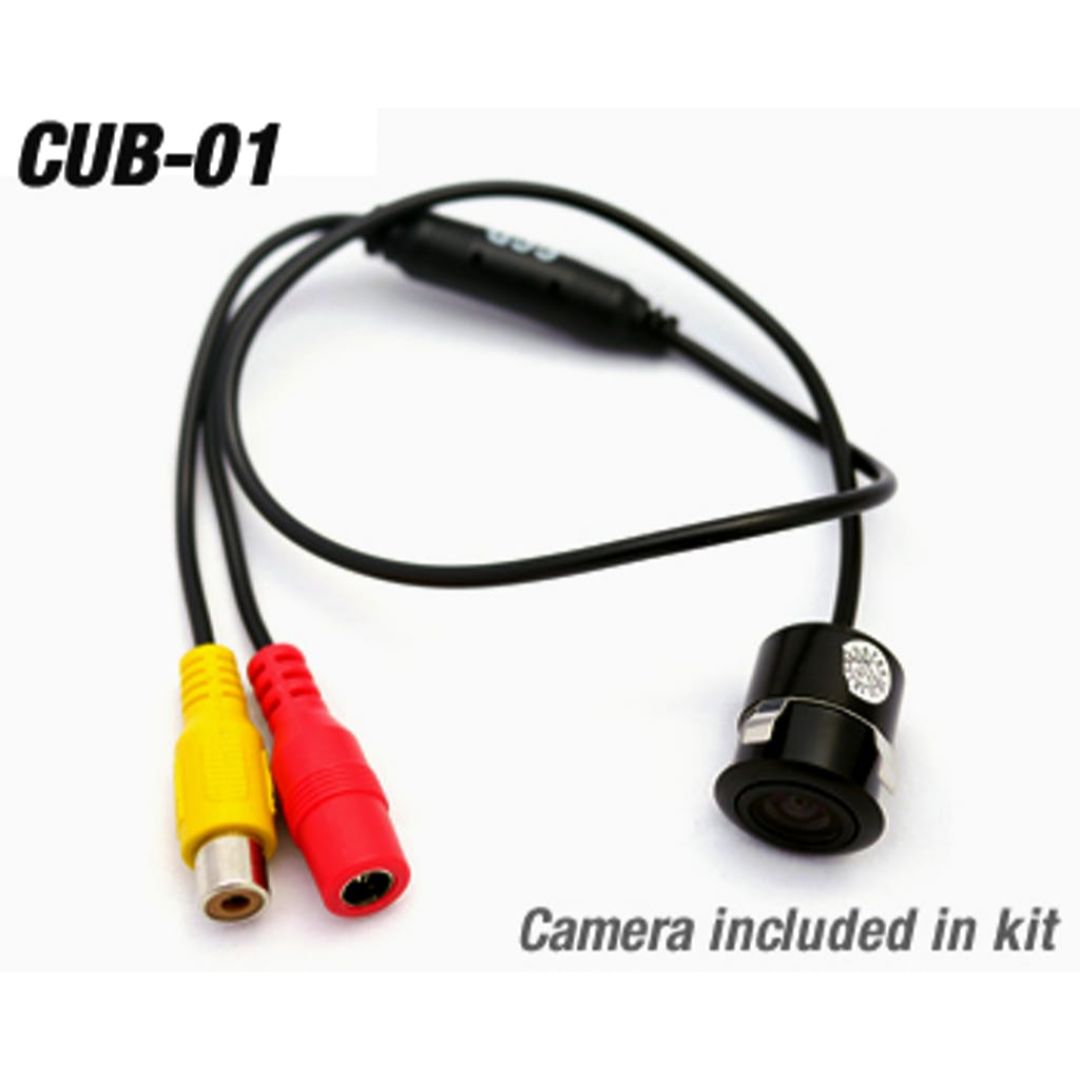 Crux RVCCH 75E Rear View Camera System with Sightline Safety View - Compatible with Select Chrysler & Dodge Vehicles (8/4 with 2 Piece Radio) - Enhanced Parking Safety & Blind Spot Visibility for Minivans & SUVs