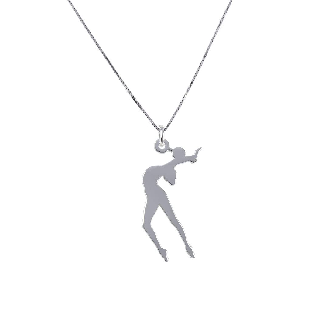 925 Silver Minimalist Rhythmic Gymnastics Jewelry Set - Elegant Birthday Gift for Girls & Women - Perfect for Dance Performances, Fitness Training & Special Occasions