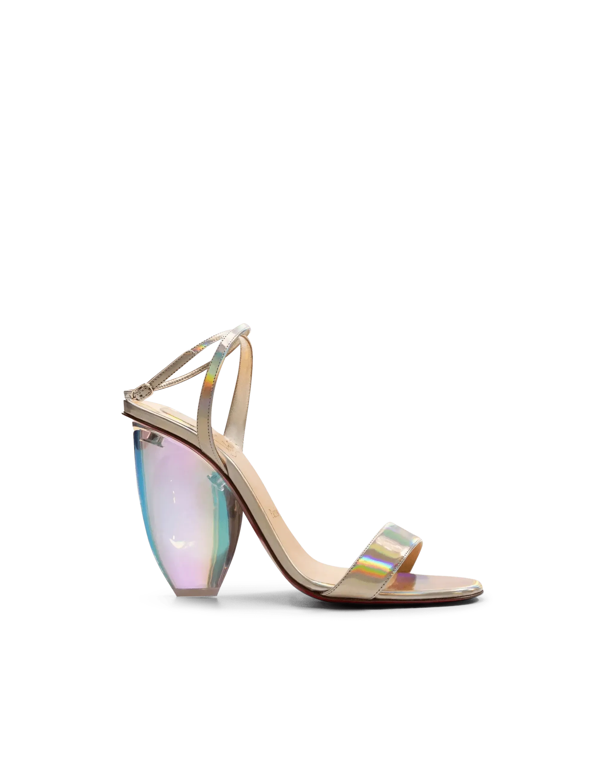 Pebble Queen Plexi Heel Sandals - Women's Transparent Chunky Heel Summer Sandals for Beach, Party & Casual Outfits