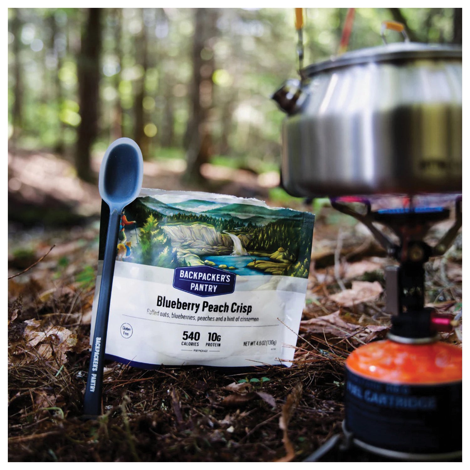 Backpackers Pantry Blueberry Peach Crisp - 2 Pack | Freeze-Dried Dessert for Camping, Hiking & Backpacking | Lightweight & Easy to Prepare Outdoor Meal