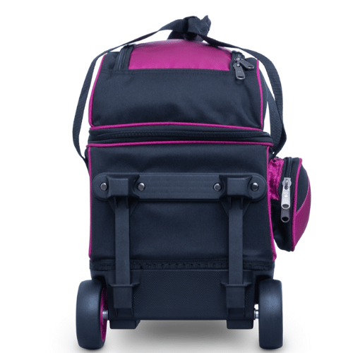 Brunswick Zone Single Roller Raspberry Bowling Bag - Lightweight & Durable for Easy Transport to Bowling Alleys & Tournaments