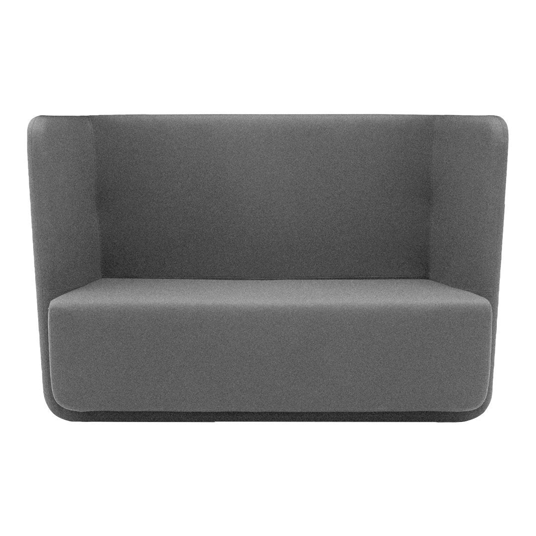 Demacker Woven Basket Sofa - Low Profile Modern Lounge Chair with Soft Cushions for Living Room, Bedroom, or Patio Relaxation
