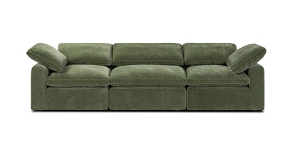 3-Seat Aspen Modular Sofa - Modern Sectional Couch for Living Room, Lounge & Office - Soft Fabric Upholstery, Easy Assembly, Space-Saving Design