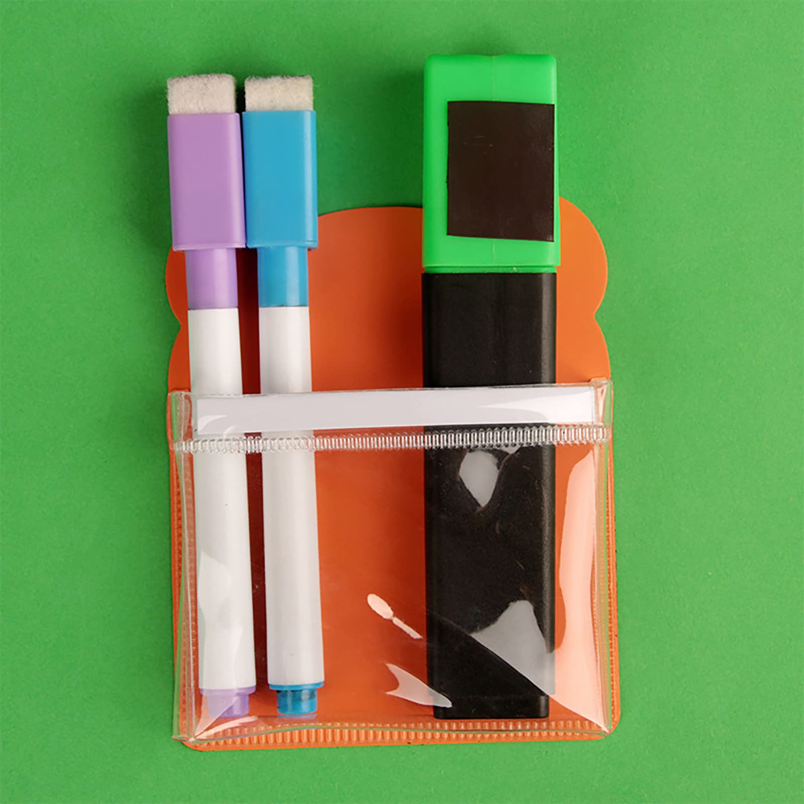 Magnetic File Holder & Wall Organizer - Refrigerator Storage Pocket for Mail, Planners & Kitchen Pantry Bins - Perfect for Home, Office & Dorm Organization (One Size)