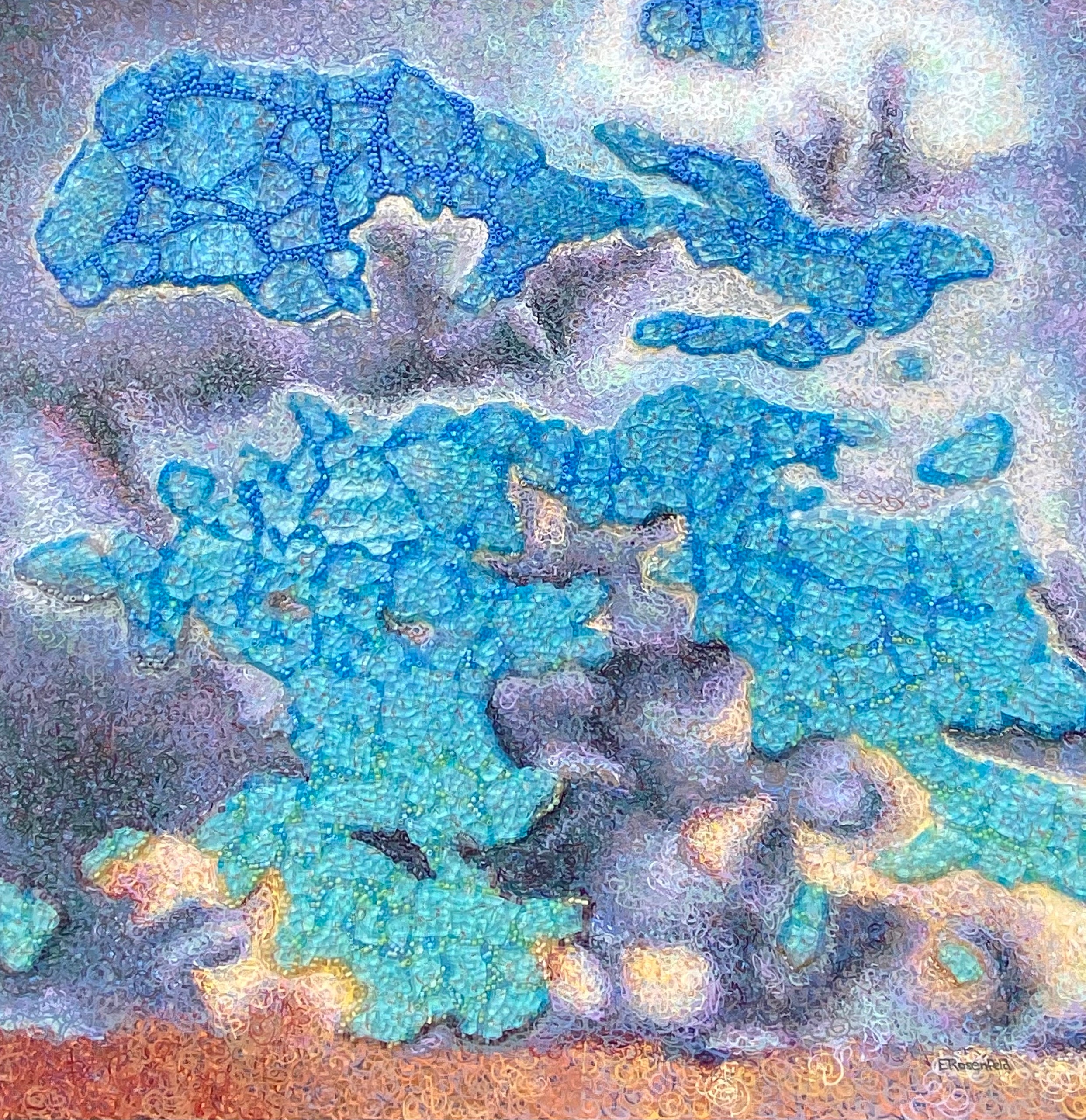 Elynne Rosenfeld: Both Sides Now #5 - Contemporary Art Print for Home & Office Decor | Perfect for Living Rooms, Bedrooms, and Creative Spaces