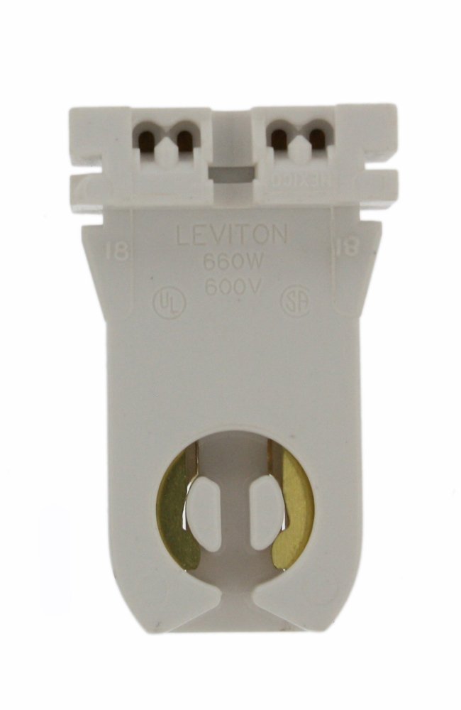 Leviton 13357 Medium Base Tall Profile LMPHLDR SNAP-in Light Fixture Holder - Perfect for Ceiling Lights, Pendant Lighting & Commercial Applications