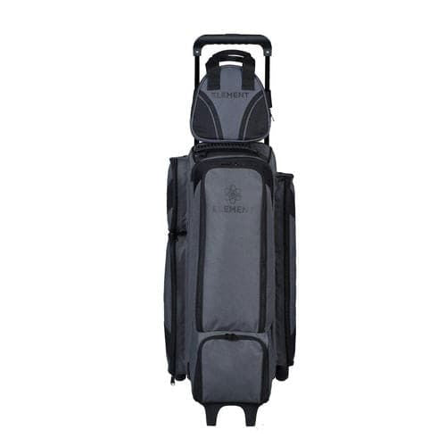 Premium 3-5 Ball Roller Bowling Bag with Stone Black Design - Durable & Stylish for League Play, Tournaments & Practice Sessions