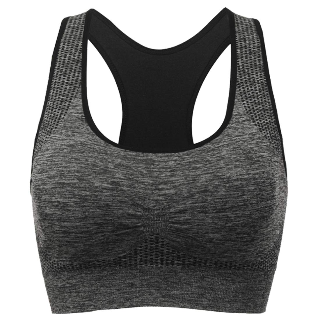 TOBWIZU Women's Medium Support Sports Bras with Pocket - Yoga, Gym & Workout Activewear for Running, Training & Fitness