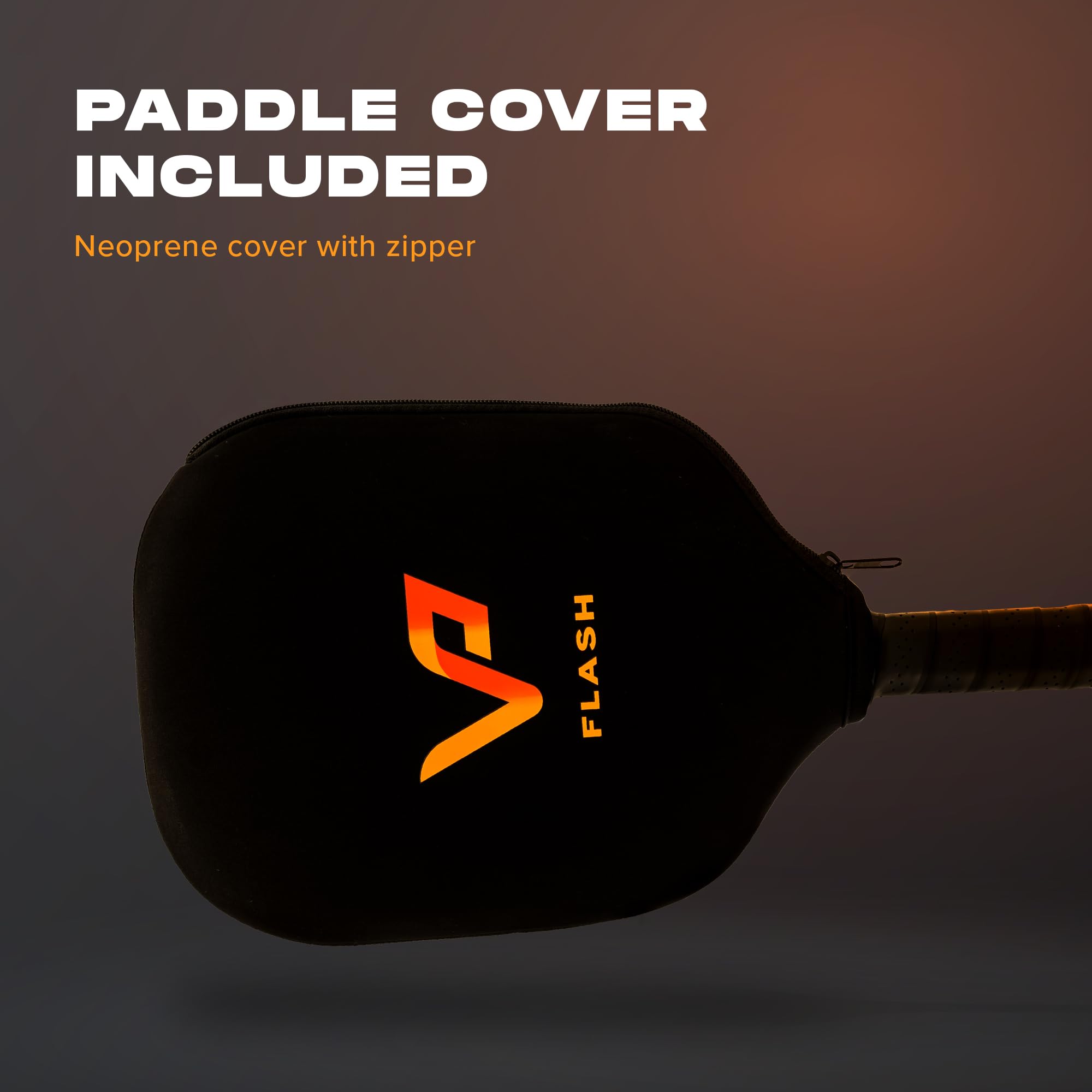 Premium 16mm Carbon Fiber Pickleball Paddle - Thermoformed with Foam Injected Walls for Enhanced Power & Control - Includes Protective Paddle Cover - Perfect for Tournament Play & Outdoor Games