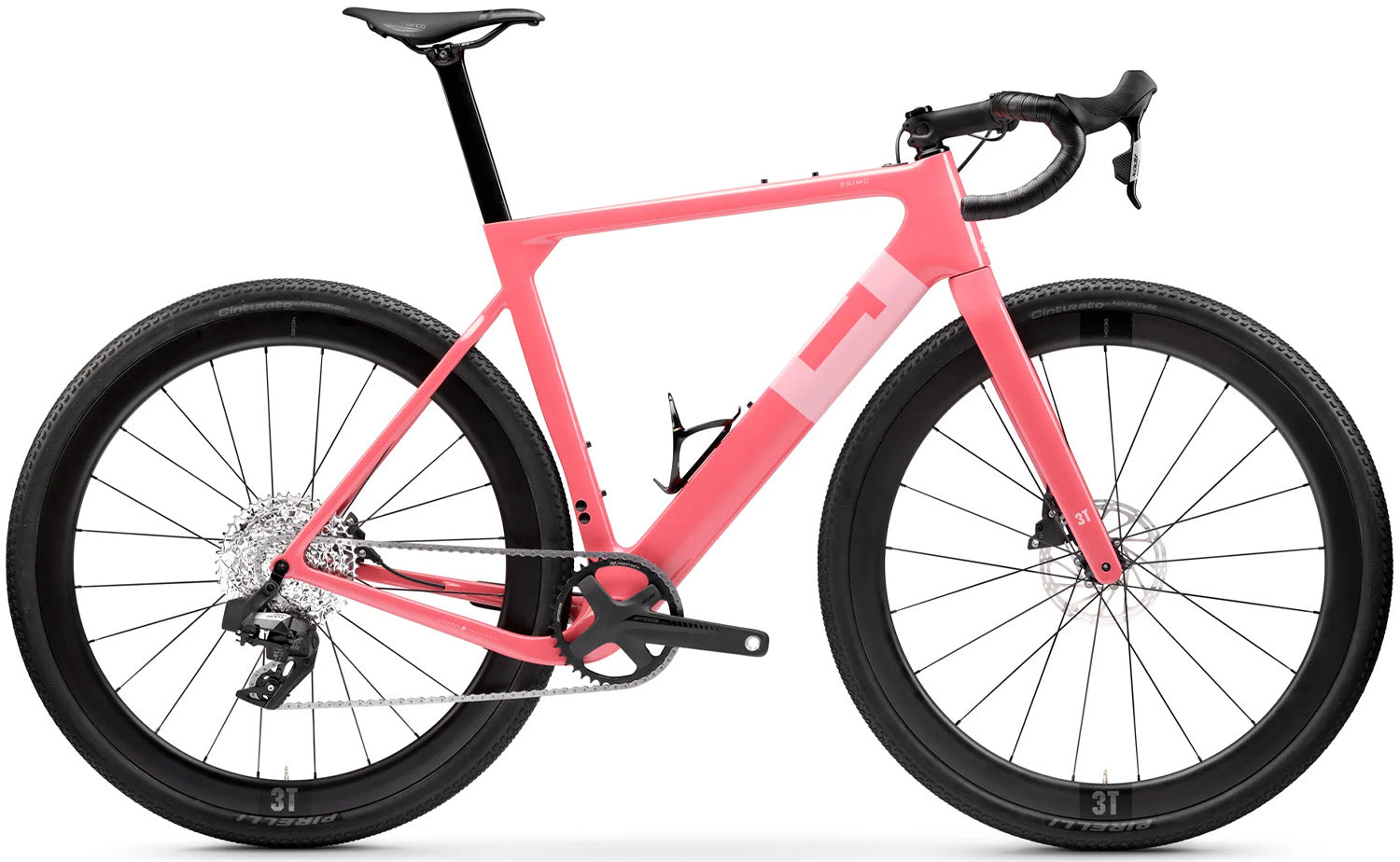 3T Primo WPNT Carbon Gravel Bike - Lightweight & Durable Carbon Frame for Off-Road Adventures | Perfect for Gravel Racing, Bikepacking & All-Terrain Cycling