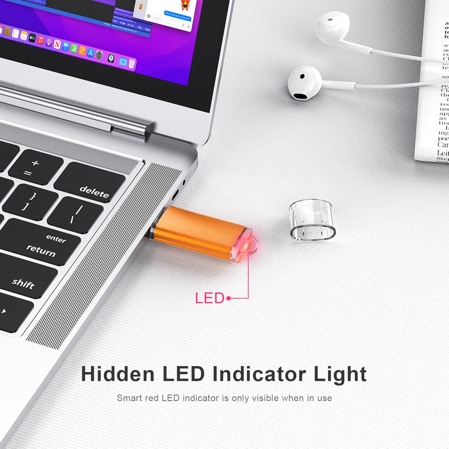 16GB USB Flash Drive 10-Pack - Multicolor USB 2.0 Thumb Drives for School, Office & Data Storage