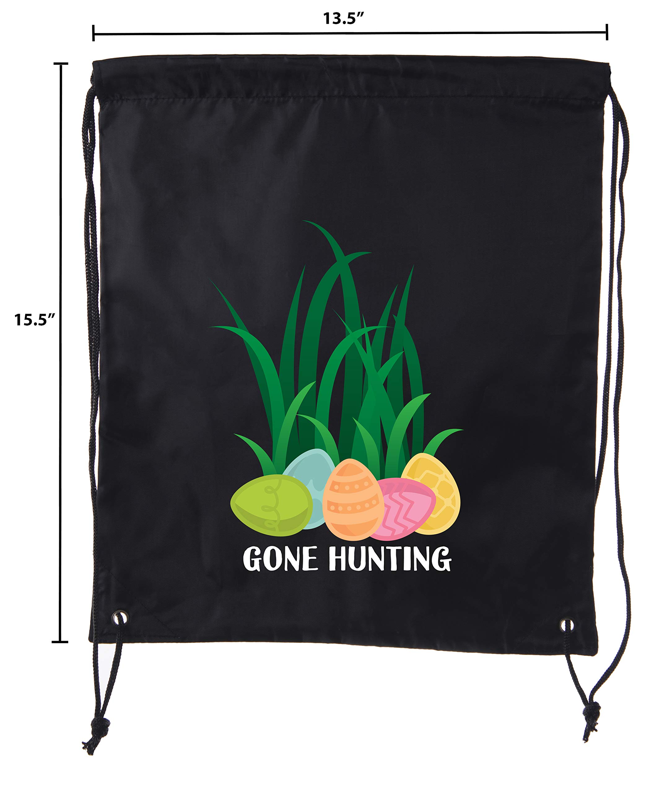 Easter Basket Bags Bulk - 12 Pack Drawstring Backpacks for Easter Egg Hunt, Party Favors, Goodie Bags - Perfect for Easter Celebrations, Kids Gifts & Spring Festivals