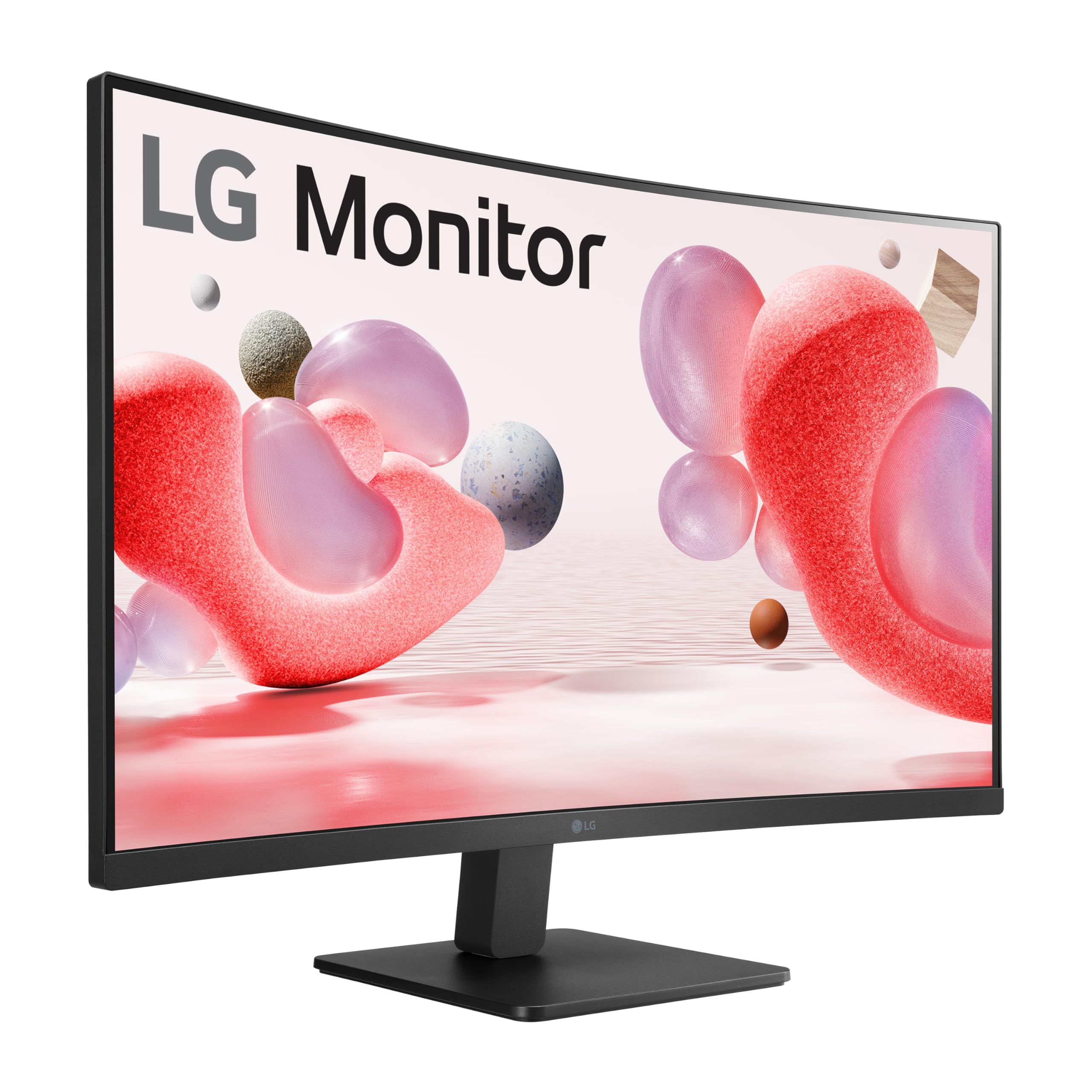 LG 32MR50C-B 32-Inch Curved Full HD 1080p Monitor - 100Hz Refresh Rate, 5ms Response Time, VA Panel, AMD FreeSync, Anti-Glare, HDMI, Matte Black - Ideal for Gaming, Office Work & Home Entertainment