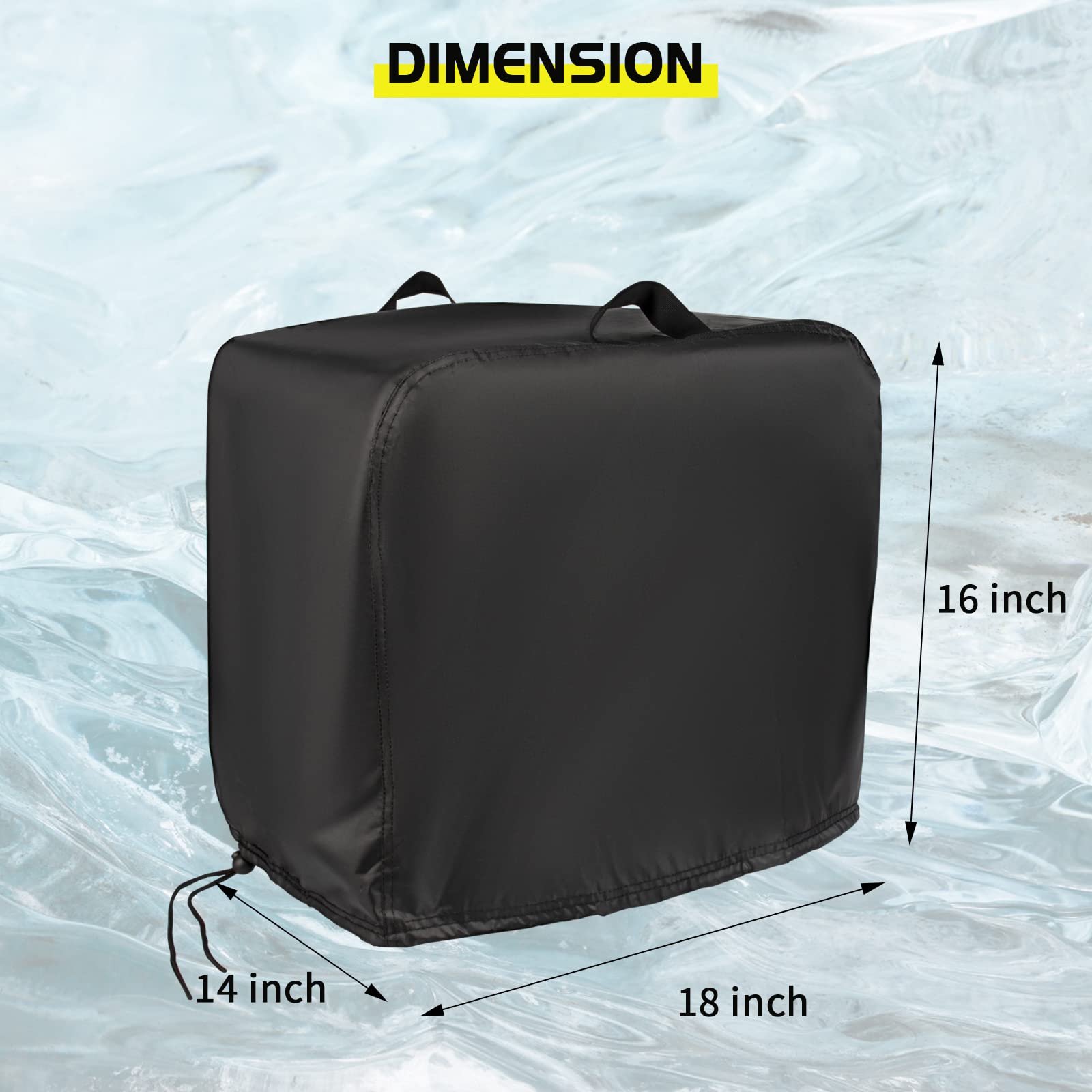 Waterproof & Dustproof Ice Maker Cover for GE Profile Opal 2.0 Nugget Ice Maker - 18