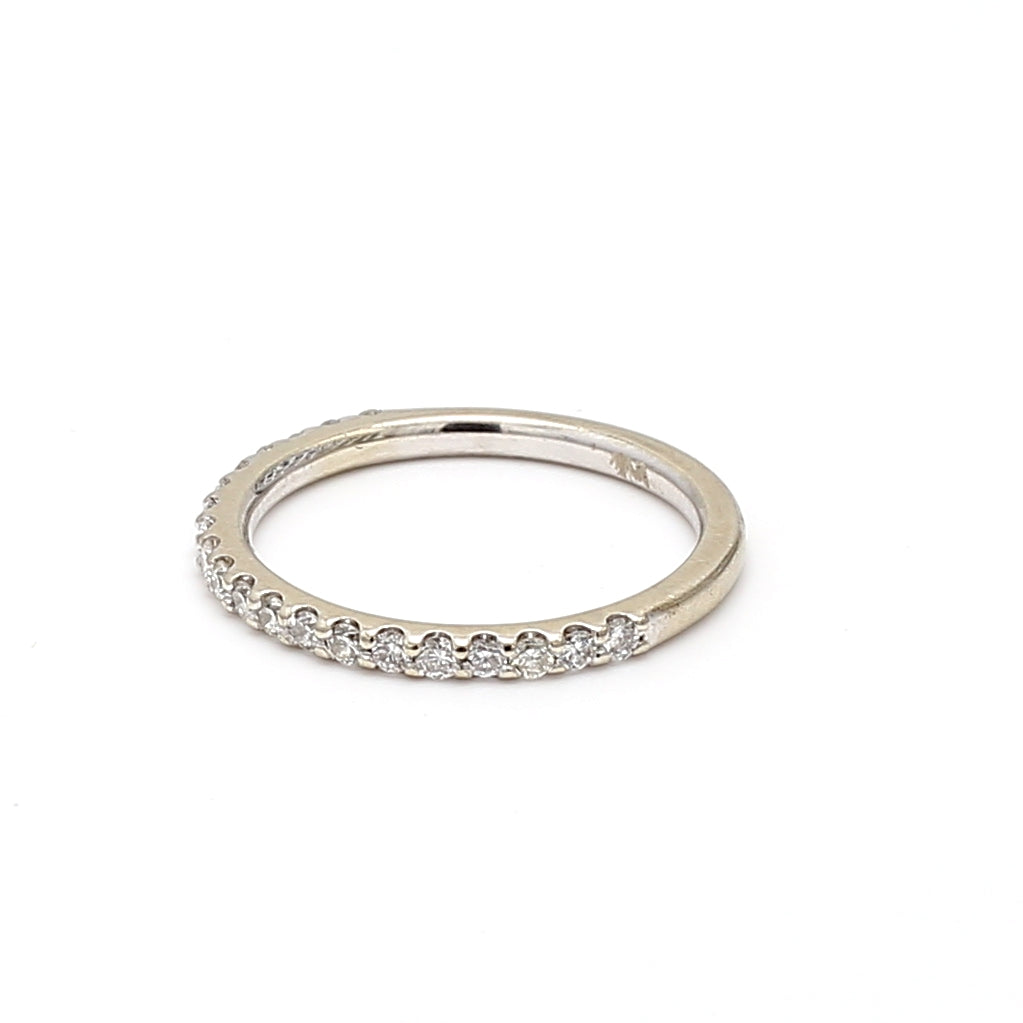 0.20 Carat Round Brilliant H SI1 Diamond Engagement Ring in 14K White Gold - Perfect for Proposals, Weddings & Anniversary Gifts