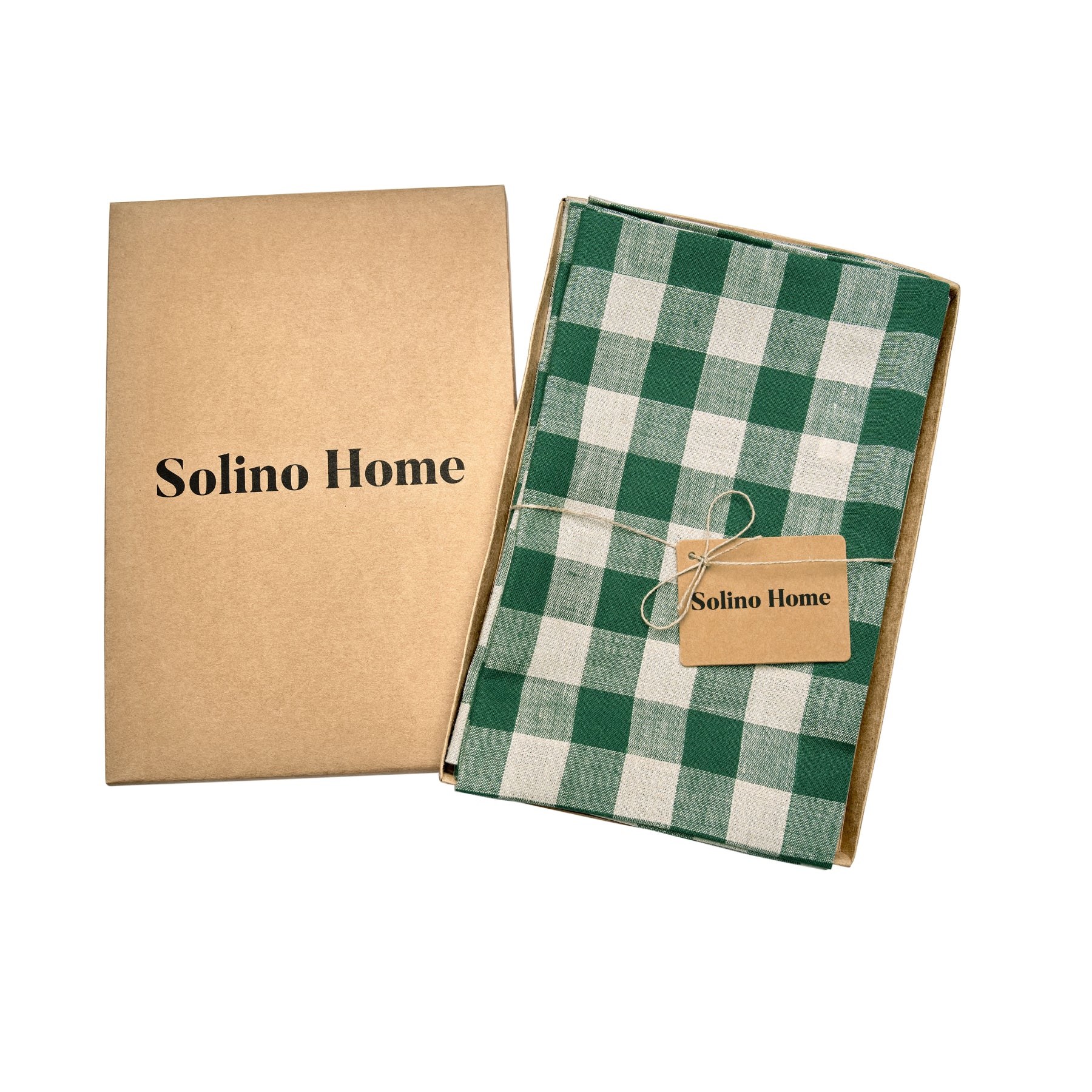 Morgan Check Napkins, Set of 4 - Premium Cotton Table Napkins for Dinner Parties, Weddings & Everyday Use