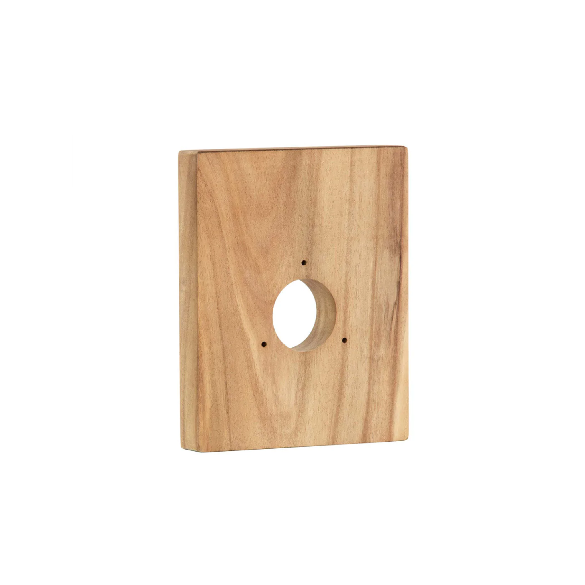 Aquor Teak Mounting Block V1 - Premium Waterproof Shower Accessory for Bathroom & Spa - Perfect for Hanging Towels, Robes, and Bath Essentials