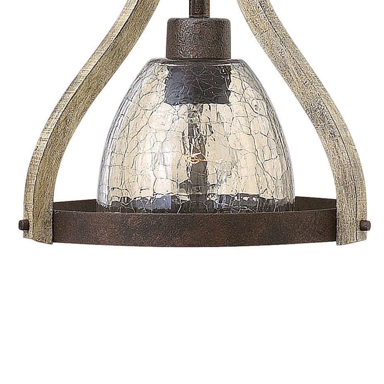Fredrick Ramond FR40577IRR Modern One Light Mini Pendant - Elegant Ceiling Light Fixture for Kitchen Island, Dining Room, Bedroom, and Entryway Lighting
