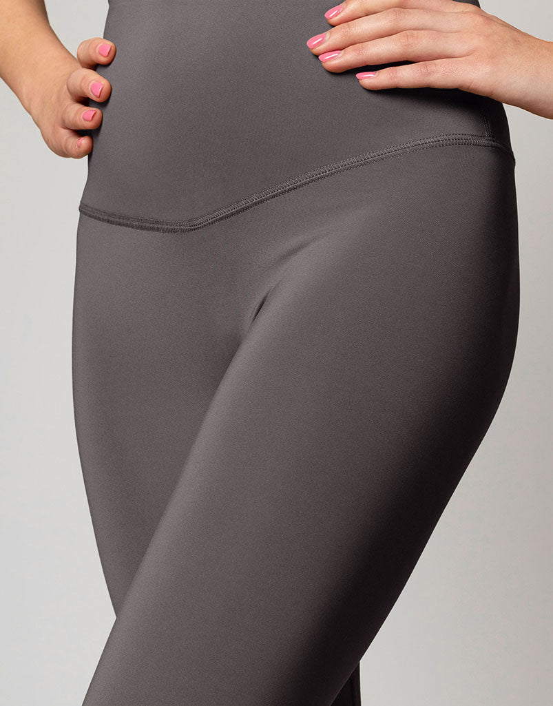 Hotworx Freestyle High-Waisted Workout Leggings for Women - Charcoal Gray - Perfect for Yoga, Pilates & Hot Fitness Classes