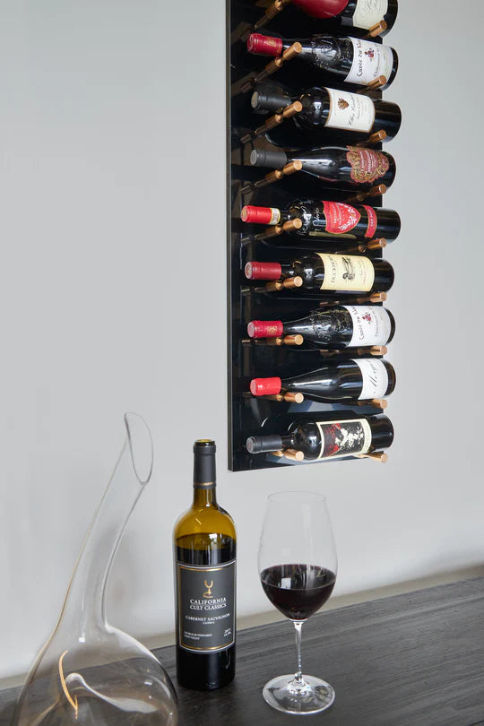 Blue Grouse VINdustry 3ft Tall Rectangular Wine Pegs & Panel Kit - Perfect for Home Wine Cellars, Bars, and Commercial Wine Storage