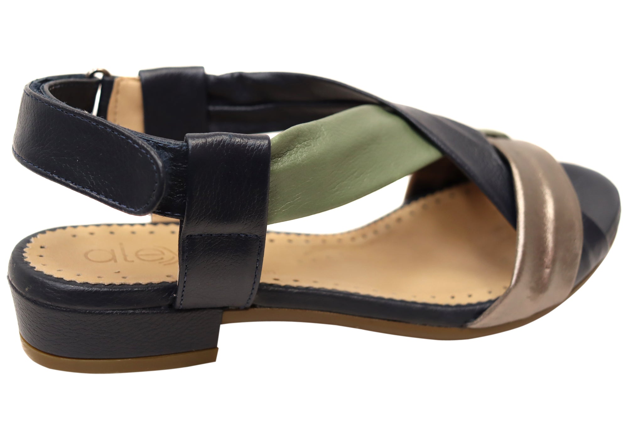 Opananken Janice Women's Comfortable Brazilian Leather Sandals - Breathable Summer Slides for Beach, Pool & Casual Outings
