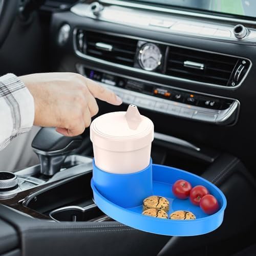 **Walquicks 360° Rotatable Baby Car Seat Snack Tray - Expandable Toddler Food Tray with Cup Holder & Plate for Safe Snacking on Road Trips & Travel**    *(Perfect for Long Car Rides, Airplane Travel, and Keeping Kids Entertained While Eating)*