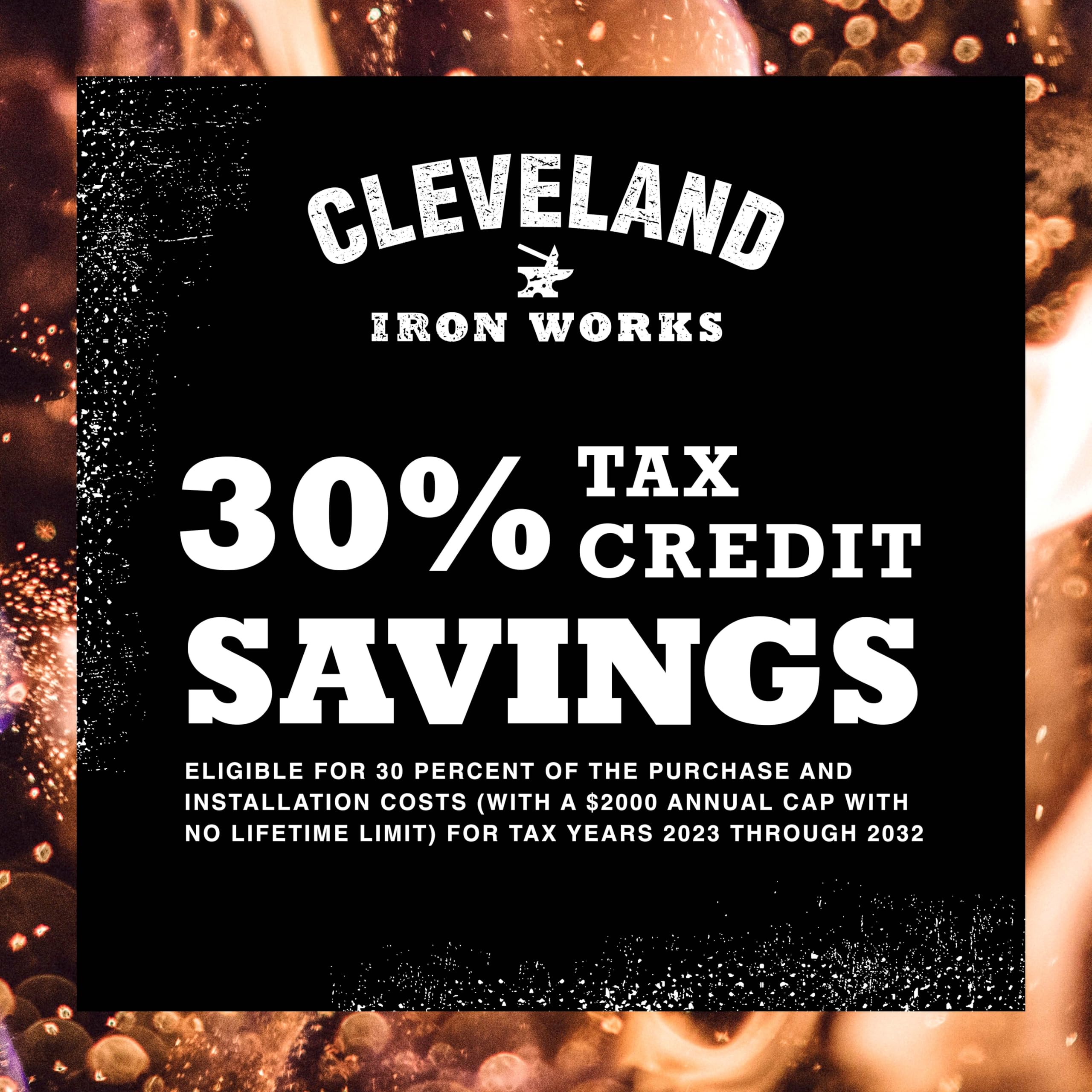 Cleveland Iron Works Huron Wood Stove - Efficient Outdoor Heating for Cabins, Camping & Backyard Use