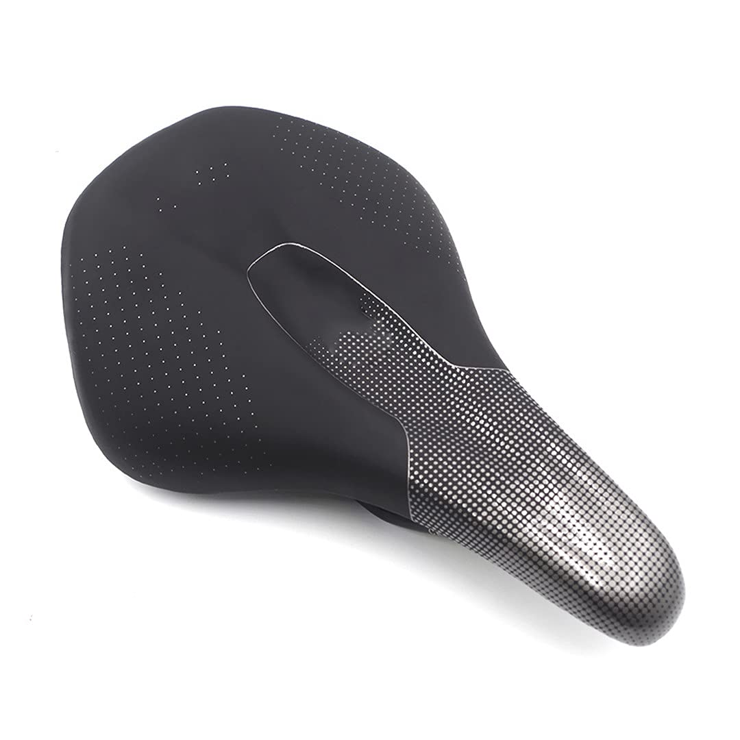 Lightweight Anti-Vibration Bicycle Saddle - Comfortable Bike Seat for Mountain, Road & Cross-Country Cycling - Perfect for Long Distance Rides & Outdoor Adventures