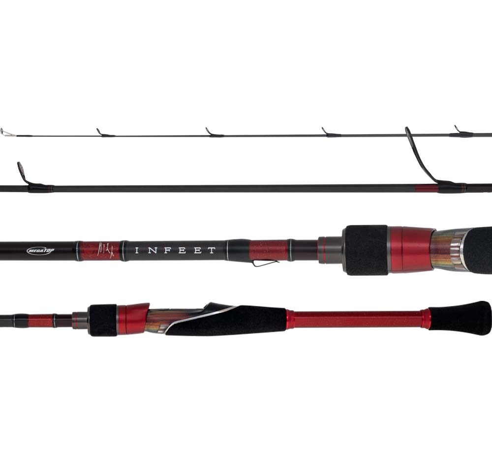 Daiwa 22 Infeet LTD AGS 742L+XS S Spin Fishing Rod - Lightweight Carbon Fiber Spinning Rod for Freshwater & Saltwater Fishing - Perfect for Bass, Trout, and Inshore Fishing