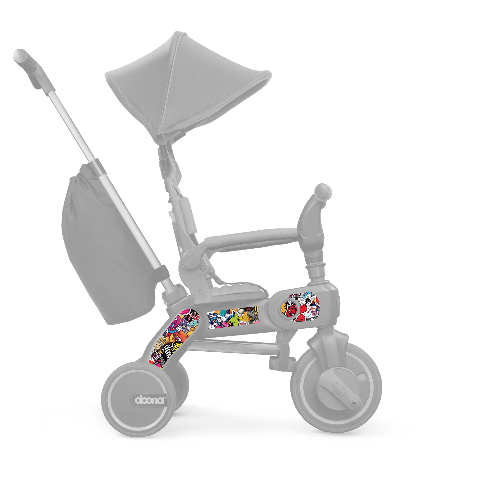 Doona Liki Trike Stickers - Decorative Vinyl Decals for Baby Stroller & Tricycle - Personalize Your Ride for Outdoor Adventures & Park Fun
