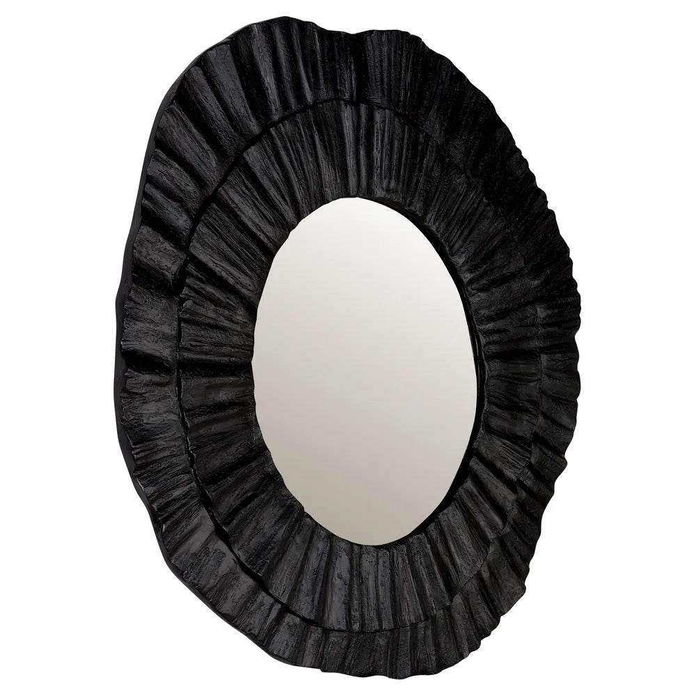 Corfu Wall Mirror - Black Framed Full-Length Mirror for Bedroom & Entryway Decor | Modern Home & Apartment Styling