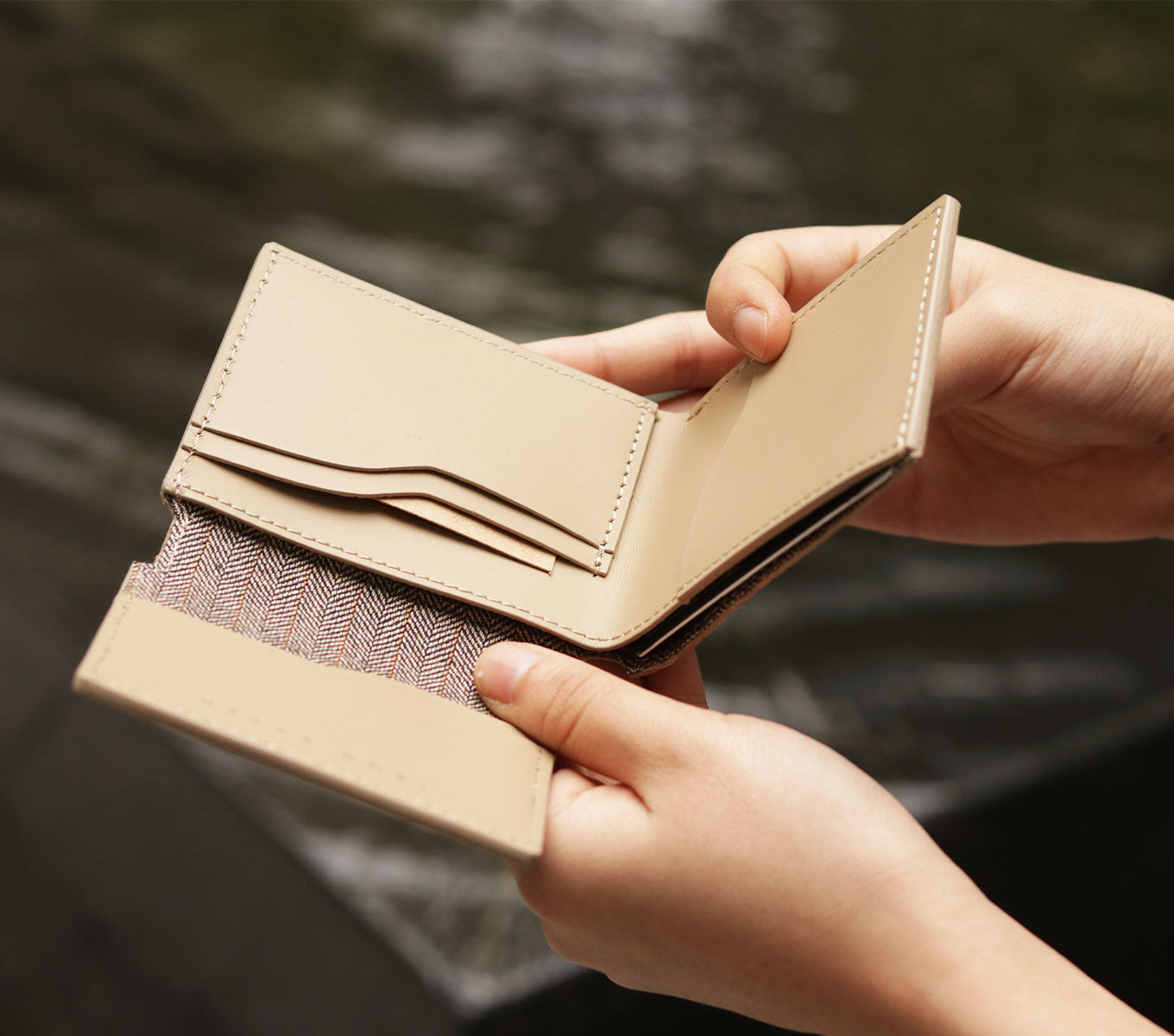 QUINN FOLD WALLET - Slim RFID Blocking Leather Wallet for Men - Perfect for Travel, Business & Everyday Use