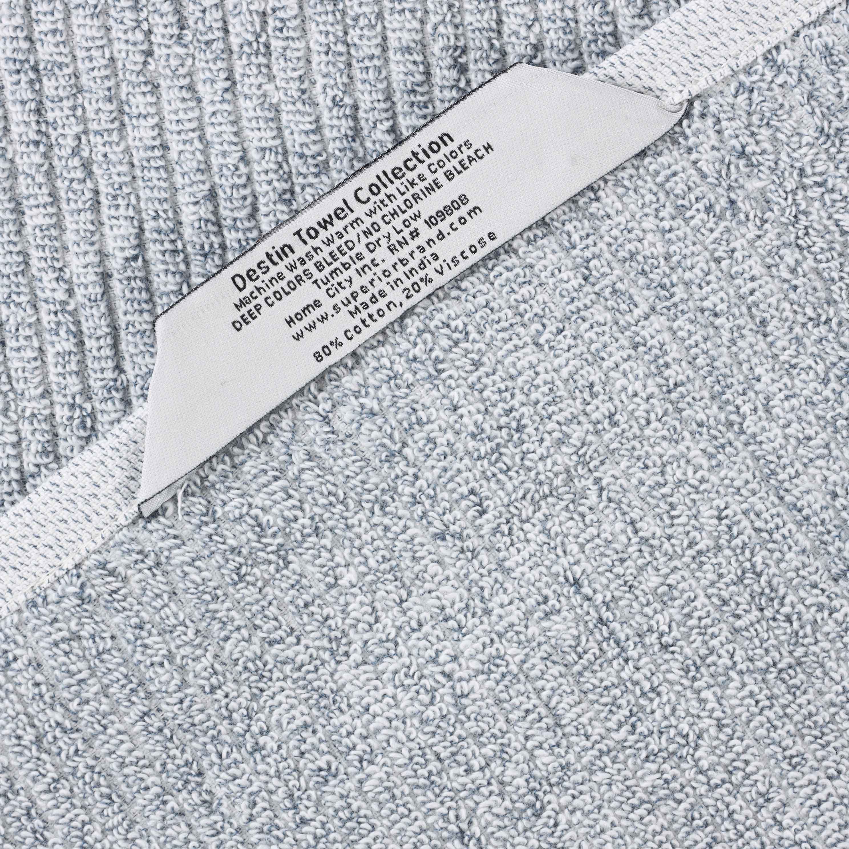 Premium 12-Piece Cotton Blend Ribbed Towel Set - Ultra Soft & Absorbent Bath Towels for Spa, Gym & Luxury Home Use