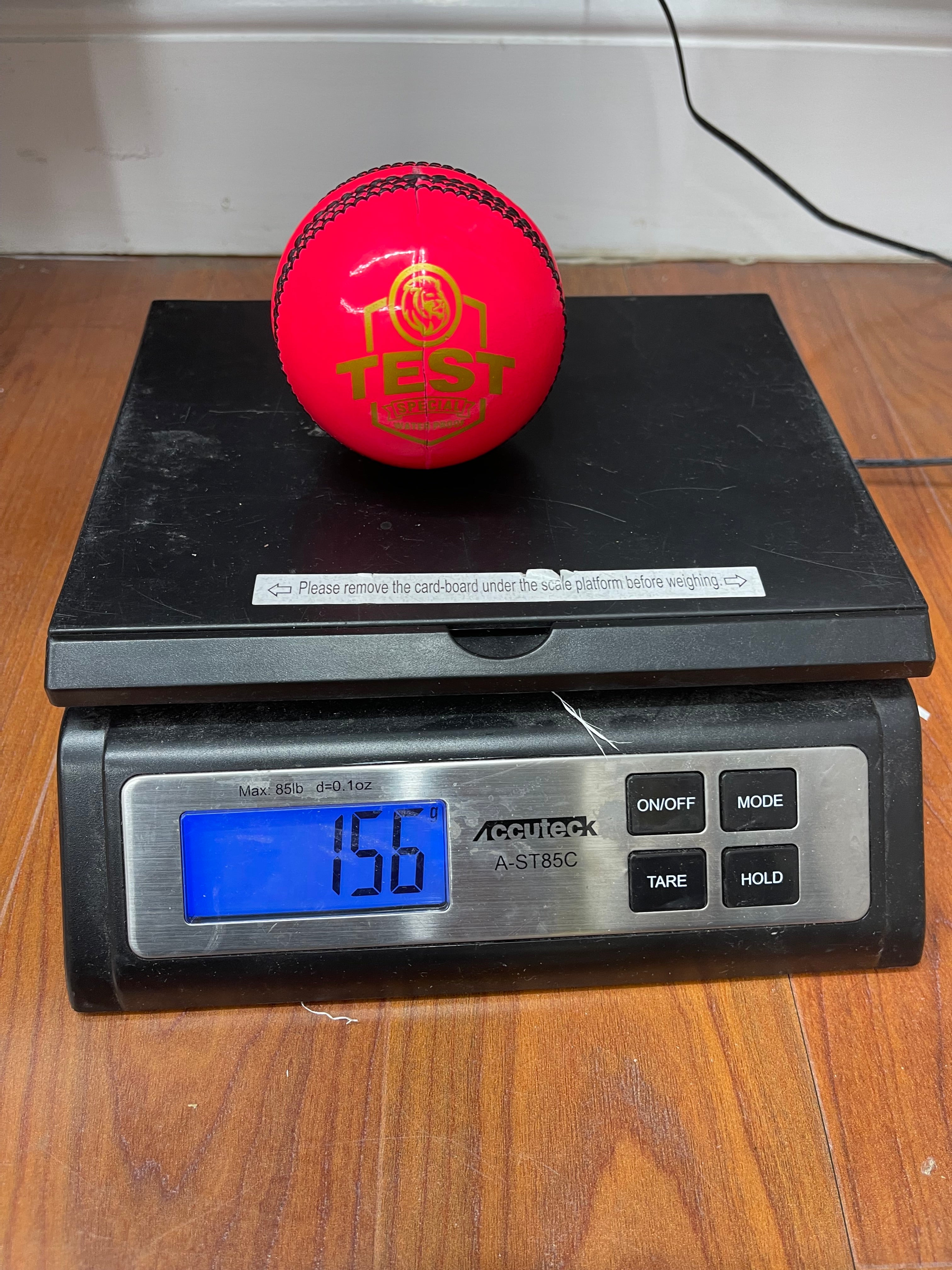 Premium Pink Cricket Ball for Practice & Matches - High Visibility, Durable & Weatherproof - Perfect for Training, Games & Outdoor Sports