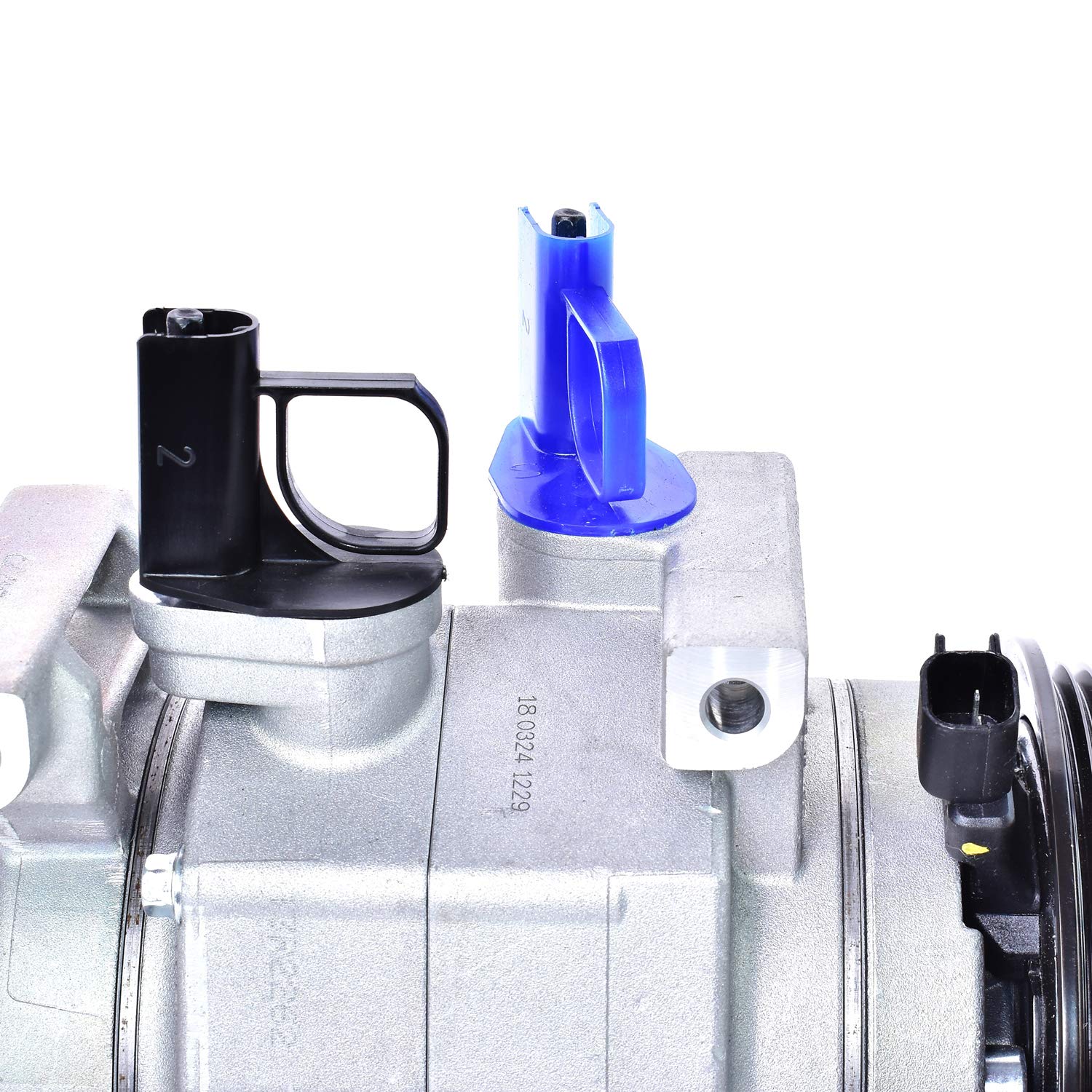 10A1442 AC Compressor with Clutch | OEM Replacement for Car AC System | Pre-filled with PAG Oil | Perfect for Auto Repair & HVAC Maintenance