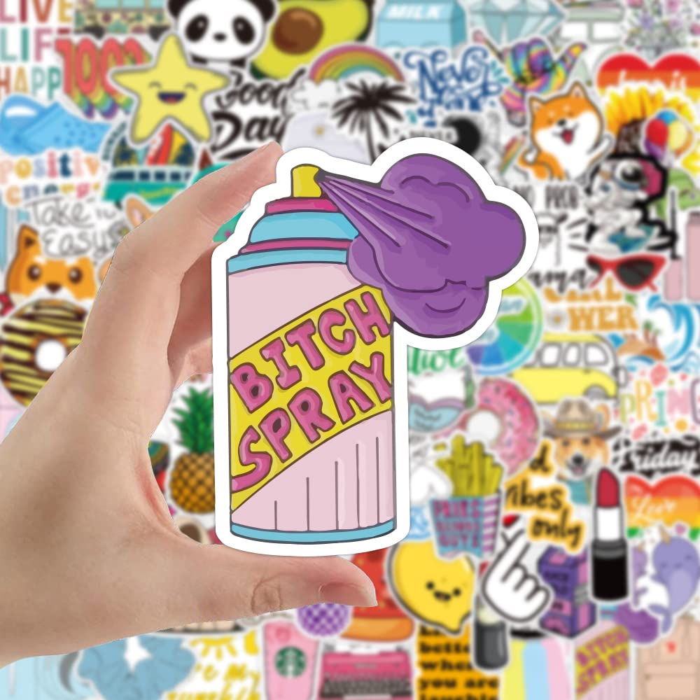 100pcs Waterproof Kids Stickers for Water Bottles - Fun Classroom Decals