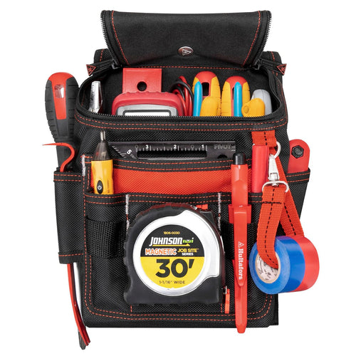 Hultafors Medium Ziptop Utility Pouch HT5124 - Durable Storage Bag for Tools, Camping Gear & Outdoor Essentials - Perfect for DIY, Hiking & Work Organization