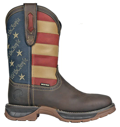 We The People Soft Toe Work Boots - Comfortable & Durable Safety Shoes for Construction, Landscaping & Outdoor Work