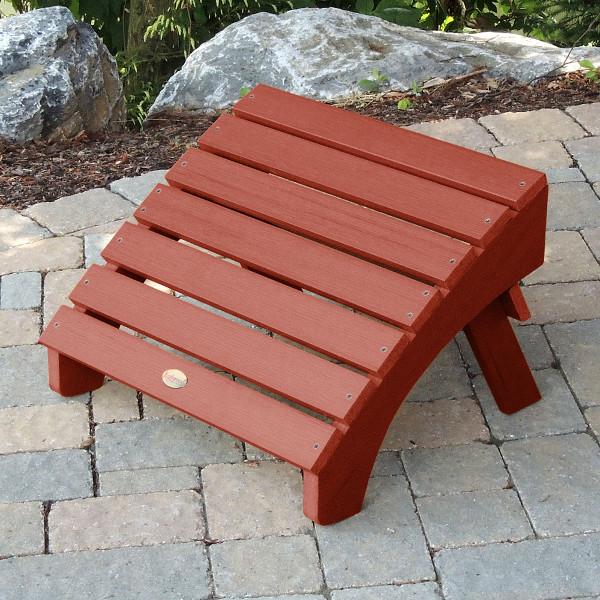 Premium Outdoor Folding Adirondack Ottoman - Waterproof Patio Footrest & Garden Lounge Chair Accessory for Deck, Poolside & Backyard Relaxation