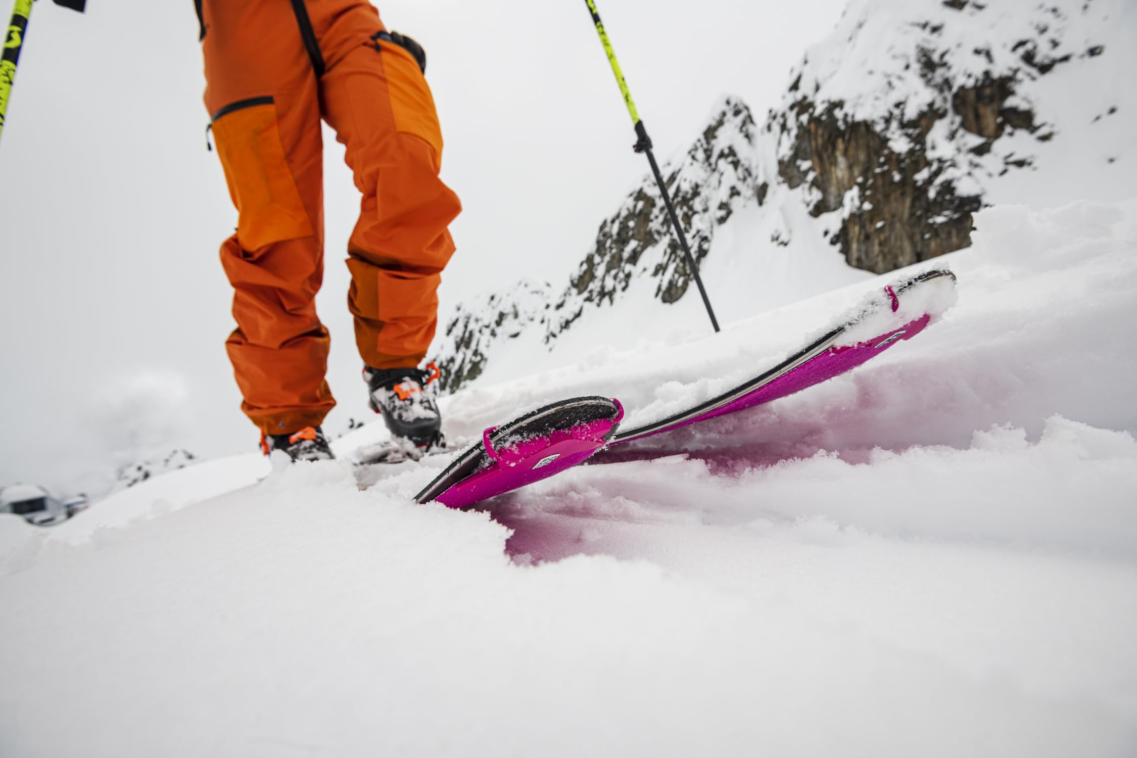 POMOCA Free Pro Climbing Skin - Ultralight Mohair-Mix Ski Skins for Backcountry Skiing | Perfect for Alpine Touring & Powder Skiing Adventures