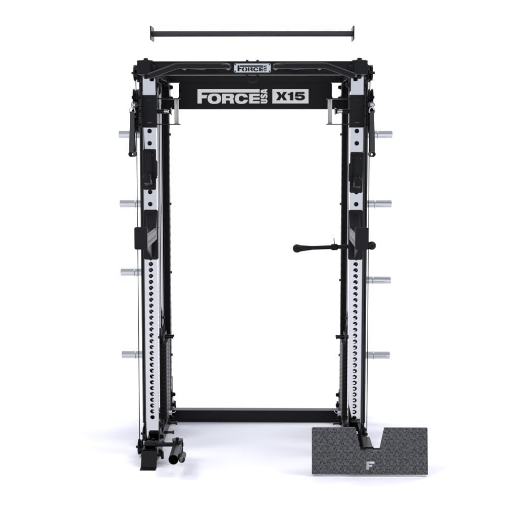 Force USA X15 All-In-One Home Gym Equipment - Strength Training & Full Body Workout Machine for Home Fitness, Weight Lifting & Muscle Building - Perfect for Small Spaces & Home Gym Setup