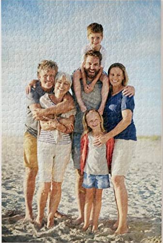 Custom Photo Jigsaw Puzzle - 300/500/1000 Pieces Personalized Puzzle for Adults & Kids | Unique Gift for Wedding, Graduation, Family Game Night & Home Decor